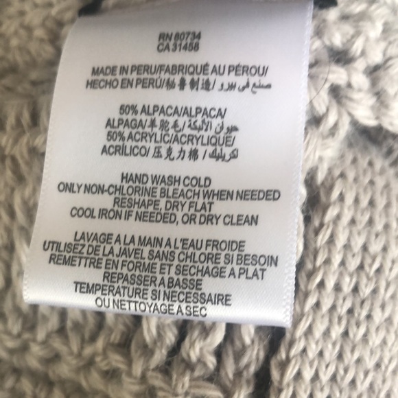 BCBGmaxazria beige creamy sweater, with tie belt! Never worn! - Picture 3 of 3